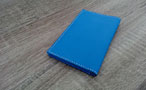 Leather wallet for men - Card holder model- Artic Blue